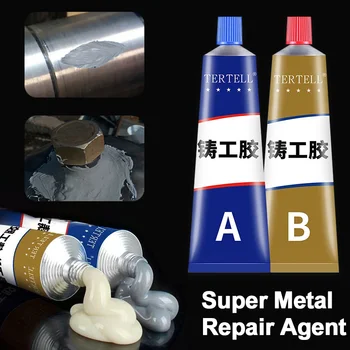 Прочный клей для ремонта металла, AB Клей, Высокопрочный клей для холодной сварки, Magic Plastic Repair Casting, Термостойкий герметик